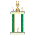 Trophies - #Golf Ball And Club Style F Trophy